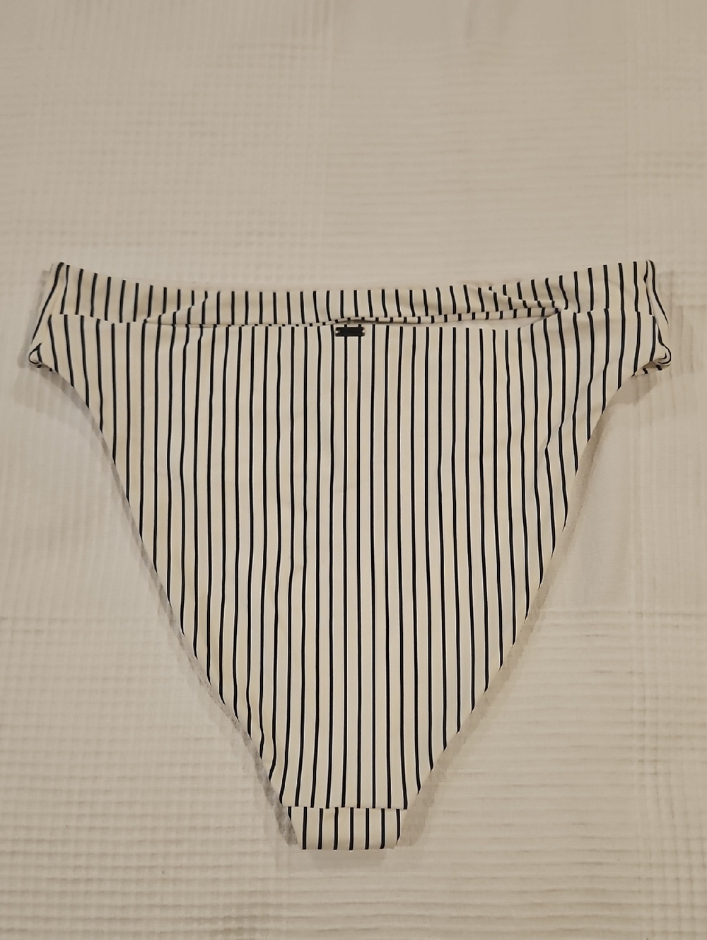 O'Neill Blue High Leg/Waist Full Coverage Swim‎ Bottom: Blue/White Stripe: Large